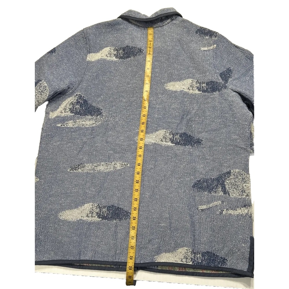 Blair Art-to-Wear Tapestry East Coast Seaside Beach Coat Jacket Nautical XL EC - Picture 12 of 15